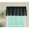 Today's Curtain Emelia - Mantovana in voile originale, 35,6 cm, colore nero, 152,4 cm di larghezza x 35,6 cm di lunghezza