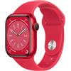 Apple Smartwatch Apple Watch Series 8 OLED 41 mm Digitale 352 x 430 Pixel Touch screen 4G Rosso Wi-Fi GPS (satellitare) [MNJ23FD/A]