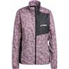 Adidas - Giacca a vento da trail/running da donna - Trail Wind Jacket W Quicri/Prlofi per Donne in Pelle - Taglia M,L - Bordeaux