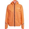 Adidas - Giacca da trail/running da donna - Xperior Light Rain Jacket W Seimor per Donne in Pelle - Taglia XS - Arancione