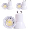 A2ZWORLD 6 Pezzi Lampada Led Mini GU10 35mm, Led PAR11, 220V 3W 300LM, Angolo Luce Stretta 40°, Diametro 35mm Altezza 40mm (Bianco Caldo 3000K)