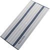 aqua-textil Stuoia Spiaggia 80 x 200 Lenzuolo con Spugna di Cotone a Strisce Wellness 80 x 200 cm Grigio
