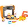 Fat Brain Toys Pretendables - Set da forno per bambini, con forno, mixer, cupcake, biscotti e altri accessori da cucina giocattolo, set da gioco per bambini durevole, regalo da cucina per bambini + 3