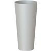 Artevasi Porto High Pot - Vaso Alto, Plastica, Grigio chiaro, Altezza 80 cm, Diametro 37 cm