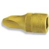 Hazet 8506-Ph3 Inserto Chiave a Bussola per Giraviti, Oro, Attacco Quadro, Cavo, 6.3 mm 1/4 di Pollice