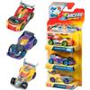 T-Racers Mix ´N RACE 3 Pack - Confezione da 3 auto da collezione, ogni auto può essere divisa in due con parti e ruote intercambiabili. Confezione 2/4