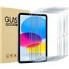ProCase Pellicola iPad 10 Generazione 10,9 Pollici/iPad 11 Generazione A16 11 Pollici 2025, Vetro Temperato (A3354 A3355 A3356 A2696 A2757 A2777) Durezza 9H, Anti Graffio -10 Pezzi