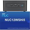 GEEK+ Intel NUC 12 Wall Street Canyon Mini-PC, Core i5-1240P, 16GB RAM, 512GB SSD, Win 11 Pro, 8K o 4K, visualizzazione su quattro schermi, Gigabit Ethernet, Wi-Fi 6E (2,4/5/6/GHz), BT 5,3(NUC12WSHi5)