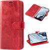 Mulbess Custodia per Xiaomi Mi Note 10 / Mi Note 10 PRO, Cover Cellulare, Tasca Slot Carta, Supporto Stand, Magnetica Chiusura, Vintage Vino Rosso