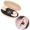 WANWEN Ear Buds Wireless Earbuds, Invisible Sleep Wireless Earphone IPX5 Waterproof, Bluetooth 5.3 Earphones, Touch Control, with Wireless Charging Box, Double Noise Cancelling (Beige)