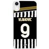 MYCASEFC Cover calcio Dusan Vlahovic Juventus Samsung Galaxy S7 Edge. Custodia da calcio per smartphone per appassionati di calcio, idea regalo, design di alta qualità.