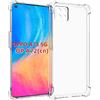 HUANGTAOLI Custodia per OPPO A73 5G, Rinforzare la con Angoli Protettiva Silicone Trasparente Bumper Cover per OPPO A73 5G
