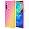 HUANGTAOLI Cover per Motorola Moto G8 Power, Custodia in Morbida Silicone Protettiva Bumper Colorato Cover per Motorola Moto G8 Power