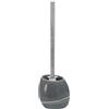 Kleine Wolke Scopino per WC, Polirsina, Grigio Scuro, Toilet Brush Holder