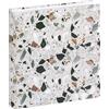 walther design Album Fotografico Terrazzo, 30x30 cm, Stone Black, FA-298-2