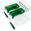 Mister Rui Set di rulli colorati piccolo, piccolo 5 cm, rullo per vernice in gommapiuma, rullo per verniciatura da 2 pollici per dipingere punti stretti e difficili da raggiungere, confezione da 22