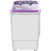BLLXMX Piccola Lavatrice Semiautomatica Barile Singolo, capacità 7KG con Funzione di Temporizzazione, Design Compatto Portatile per Camera da Letto Balcone Bagno E Altro Spazio Limitato