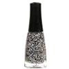 FASHION MAKE UP Fashion Make-Up fmu1401201 Smalto per Unghie Glitter Black White 11 ml