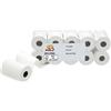 SABACART Blister 10 rotoli carta termica 55gr BPA free 57mm x 20mt (POS / Carte credit)