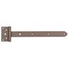 Alberts 300142 DURAVIS® Bandella a cerniera, con spina rivettata, doppio rivestimento beige perla RAL 1035, bandella 391 x 40 mm, cerniera 59 x 103 mm