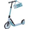 HUDORA BigWheel 180 Advanced Junior - blu cielo- Monopattino per bambini dai 3 anni sicuro e di qualità - Monopattino pieghevole con catarifrangenti - Monopattino regolabile per ragazzi/e fino a 60 kg