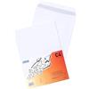 Bantex Buste formato DIN C4 (32,4 x 22,9 cm), con striscia adesiva, 25 pezzi, in confezione di pellicola (bianco)