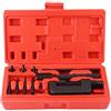 VOBor Set di 13 Spezzacatena Per Motociclette - Utensile Per Rivettatura Per Rivettatrice Per Maglie a Camma in Acciaio Temprato Per Catene da 420 a 630