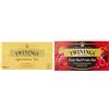 Twinings, Agrumance Tea, Tè Nero Aromatizzato agli Agrumi, Sapore Fresco e Appagante, Infusi e Tisane, 3 Confezioni da 25 Filtri & Tè Nero ai Quattro Frutti Rossi, 25 Filtri