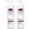 LISSARA - Set Shampoo e Balsamo Ristrutturante Capelli danneggiati, alla Cheratina - Maschera Capelli Ristrutturante senza Solfati senza Silicone o Parabeni - MADE IN FRANCE - 1000ml