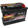 SMC Batteria Auto Speed Max 70 Ah AGM Start&stop Speed 70Ah 760A 12V L3