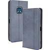 EASSGU Custodia per Nokia XR20 (6.67 Inches) Pelle PU Flip Folio Cover con Interruttore Magnetico, [3 Slot Schede] [1 Portafoglio] Case - Blu