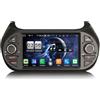 Erisin 8-Core 4+64GB Android 13 Navigatore Autoradio per per Fiat Fiorino Qubo Citroen Nemo Peugeot Bipper DAB+Carplay GPS IPS Touch Screen Bluetooth