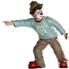 Gildeclown Big Boy - Statuetta decorativa e pezzo da collezione - decorazione portafortuna e regalo - fatto a mano - multicolore, altezza 16 cm