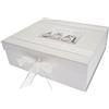 WHITE COTTON CARDS - Scatola dei ricordi 50esimo Compleanno, Grande, Bottiglie di Profumo, Colore: Bianco