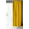 Eurofirany Madlen - Tenda in velluto, con nastro pieghevole, morbida, 200 g/m², elegante, liscia, tinta unita, moderna, classica, soggiorno, camera da letto, 140 x 300 cm, colore giallo senape