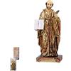 DRW Figura San Ignazio di Loyola Patron di Gipuzkoa in Resina Dipinta a Mano 5x4x12 cm