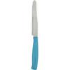 Excelsa Rainbow Set 6 Coltelli da Tavola, Acciaio INOX, Azzurro
