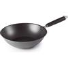 LACOR - 63733 - Wok Basic, Wok in Ferro 100% Naturale con Antiaderente Tristrato, Senza PFOA, Manico Ergonomico, Adatto a tutti i Tipi di Cucina, Alta Conducibilità Termica, 32 cm, Spessore 0.9 mm