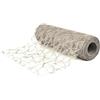 Rayher Rayhder, fibra di seta, Modern, 30 cm, rotolo da 5 m argento