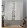 Exclusive Home Coppia di tende belghe velate plissettate con fiocco di neve, 76 x 160 cm, 2 pezzi