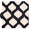 HomeMaison Pinza Decorativa Nera e Bianca, Resina e Legno, 6,5 x 6,5 cm