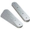OMIDEAS 10 x Piastre di giunzione per riparazione ( 150 x 25 x 2 ) Connettore di fissaggio per mobili in legno, Zincato Argento