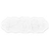 Teppich Wölkchen Tappeto in Pelle D'agnello, Imitazione Della Pelliccia - Soggiorno Camera Da Letto - Tappeto Da Letto Lavabile, Cuscino Di Seduta, Pelliccia Per Sedia, Divano - Bianco - 55x160 cm