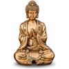 Zen Light Statua Buddha Oro Meditazione - Statuetta Decorativa Zen e Feng Shui - Porta Spiritualità al Tuo Interno e un'atmosfera Rilassante - Statua Portafortuna - Altezza: 12 cm - Zen'Light