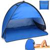 zootop Tenda da spiaggia portatile, pop-up per 1-2 persone, con supporto per telefono e custodia per esterni, campeggio (31.50 * 19.69 * 21.65 pollici)
