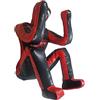 T=JAY TEJAY Grappling Dummy Judo Sacco da boxe Dummy BJJ Wrestling Posizione difensiva brasiliano JIU Jitsu Submission Self Defense Training Vinyl Dummy 177,8 cm vuoto, nero, L