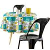 Douceur d'Intérieur, tovaglia rotonda (diametro 160 cm) Citronnade, PVC stampato