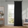 HPD Half Price Drapes HPD Boch LN21333-96-DW - Tende extra larghe per camera da letto, 100 x 96 cm, colore: Nero essenziale