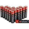 VERBATIM Batterie alcaline AA Premium I 1,5V I Pile stilo AA-LR6 I Pile stilo AA I Pile per lettori MP3, fotocamera, telecomando, rasoio ecc. I Pile alcaline Premium I 20 pezzi