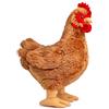 lilizzhoumax Peluche di Pollo 30cm/12", Simulazione Animale Peluche di Pollo, Morbido pollame Bambole Animali Selvatici, Marrone